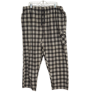 Joe Boxer Black and White plaid Pajama Pants. Cotton Cozy Soft